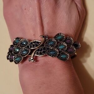 Peacock bracelet